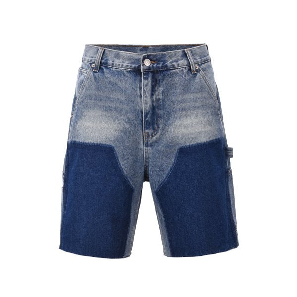 BLUE DENIM SHORTS