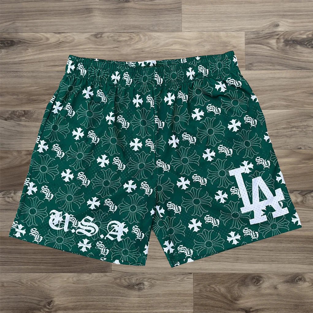 LA CROSS SHORTS GREEN