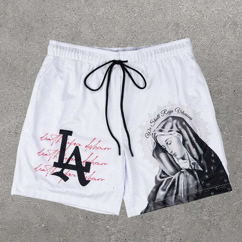 LA SHORTS WHITE